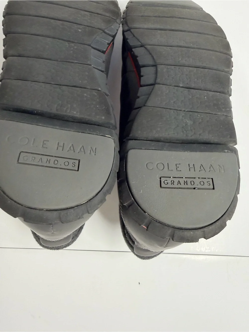 Cole Haan Zerogrand Hiking Boots magnet leather with Red Laces